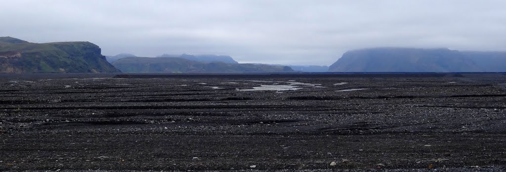 A glaciel flood plain, Iceland by John Eby