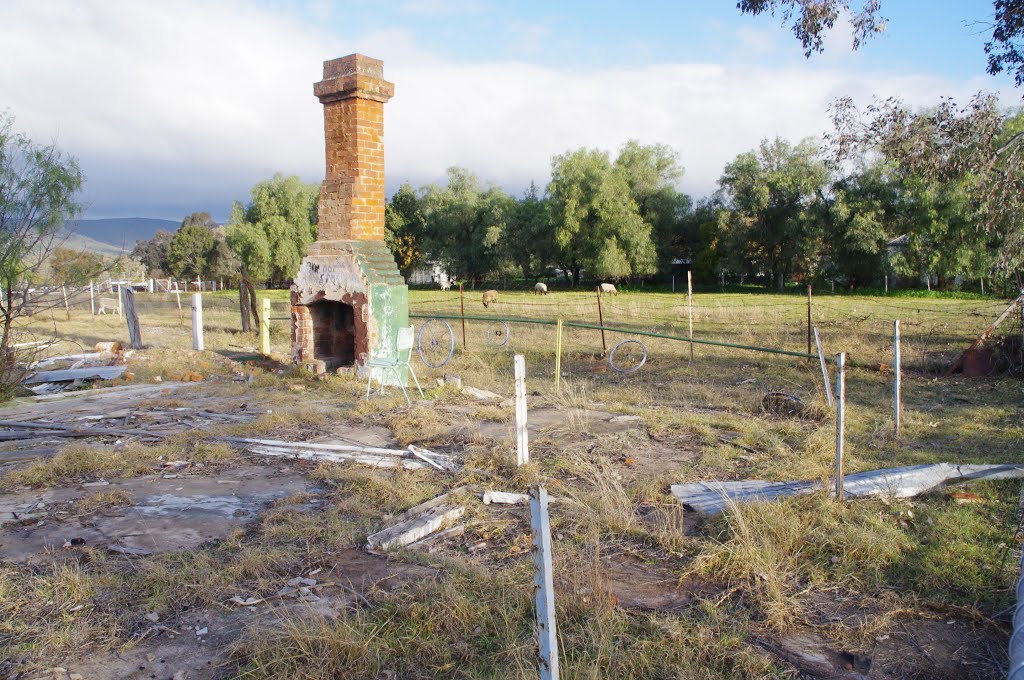 And the chimney is all that remains! by James Vickers