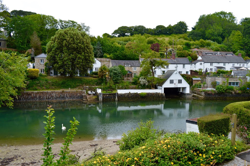 Helford Village and Creek by Ruth Craine