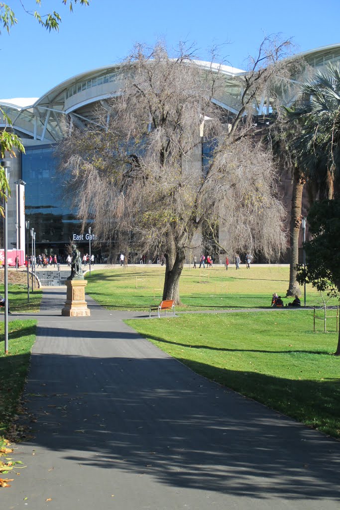 NE approach path to East Gate by Phaedrus Fleurieu