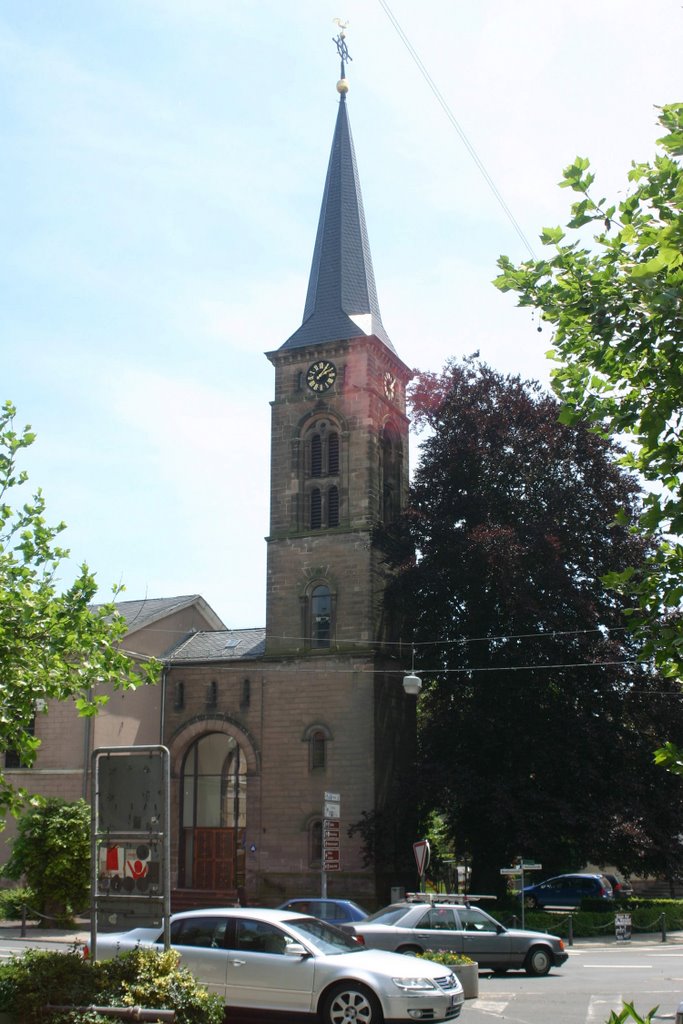 Evangelische kirche by jean-claude Baïsse