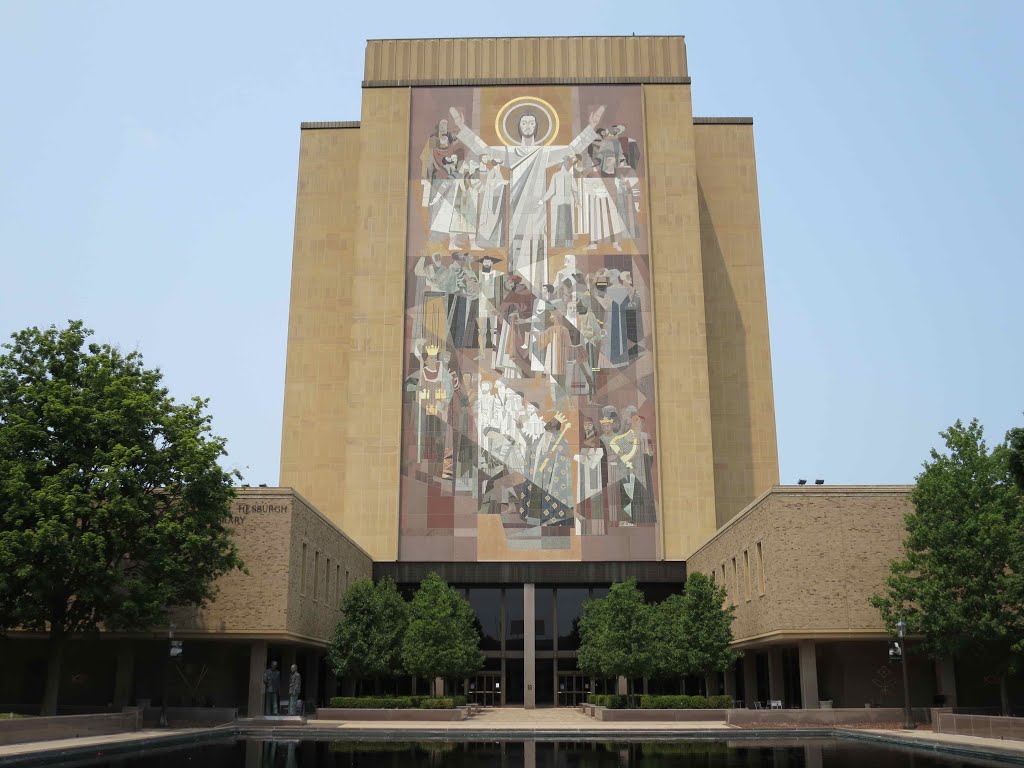 University of Notre Dame Hesburgh Library (Touchdown Jesus), GLCT by Robert Maihofer II