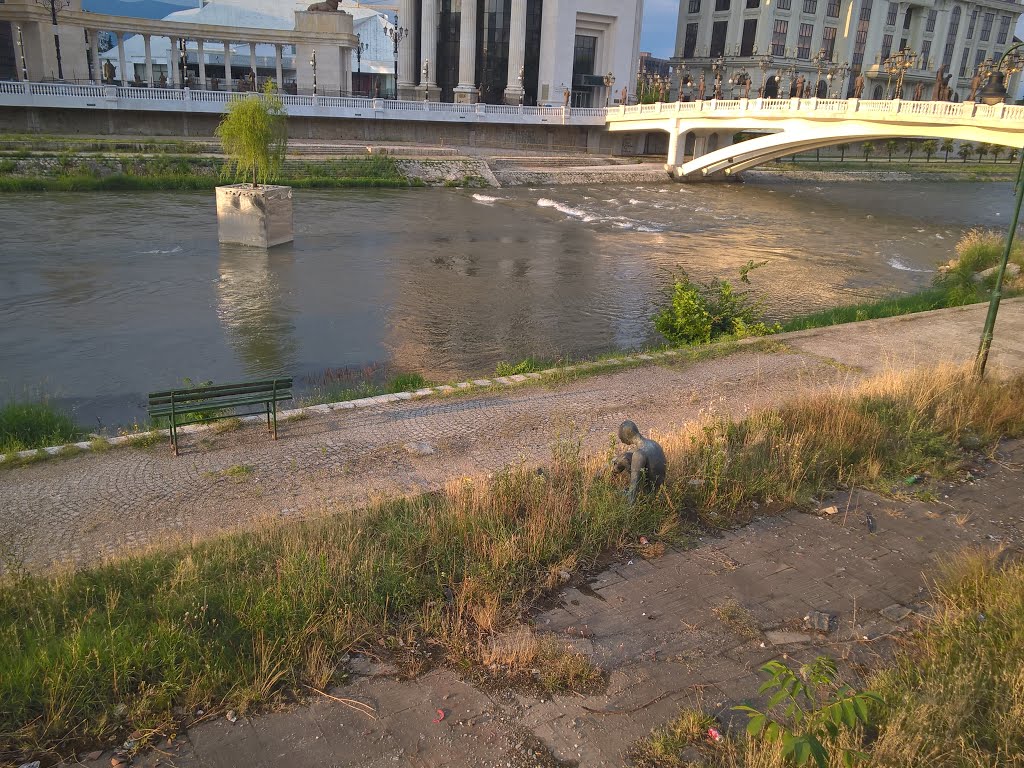 Lonely monument. Skopje by Terletsky