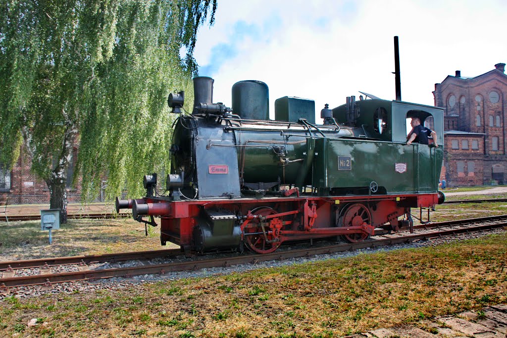 Wittenberge, Dampflok "Emma" auf "großer Fahrt" by Mecklenburg pro Pano…