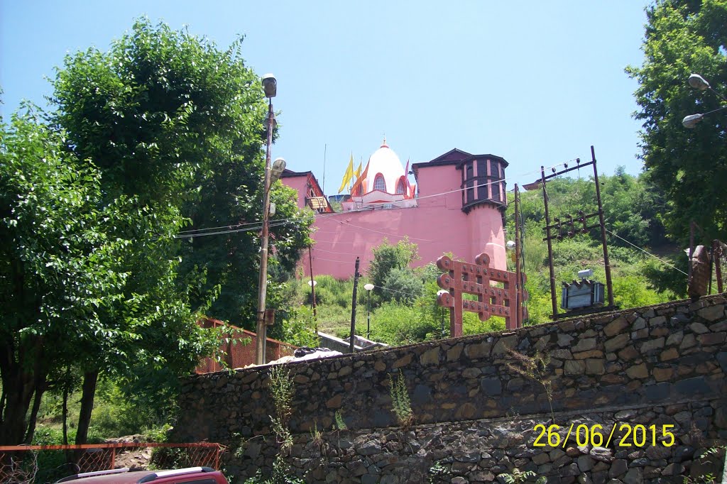 As seen from Main Gate Goddess Sareeka Ma Temple, Hari Parbat, Srinagar, J&K, India by Parbodh C Bali