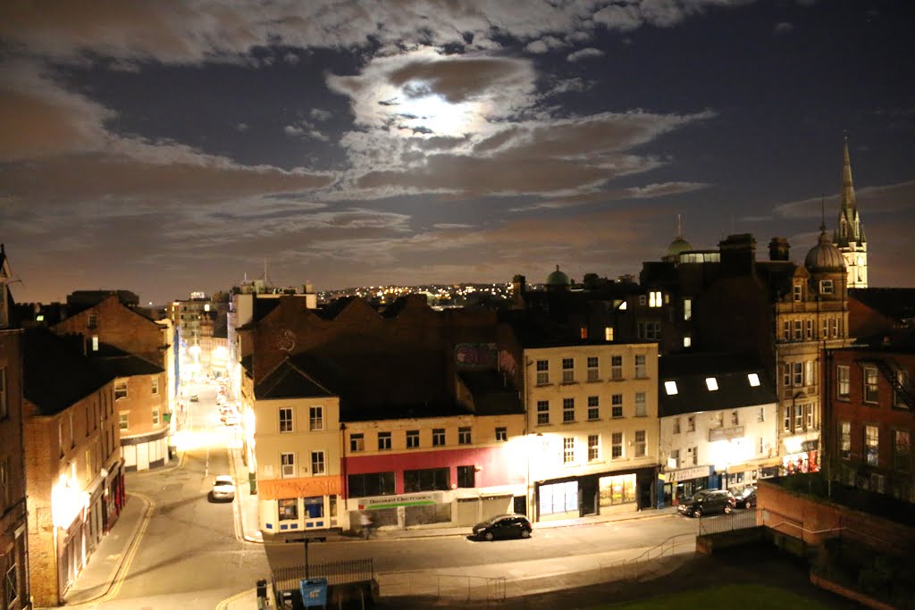 Full Moon Over Charlotte Square by Alan Neale