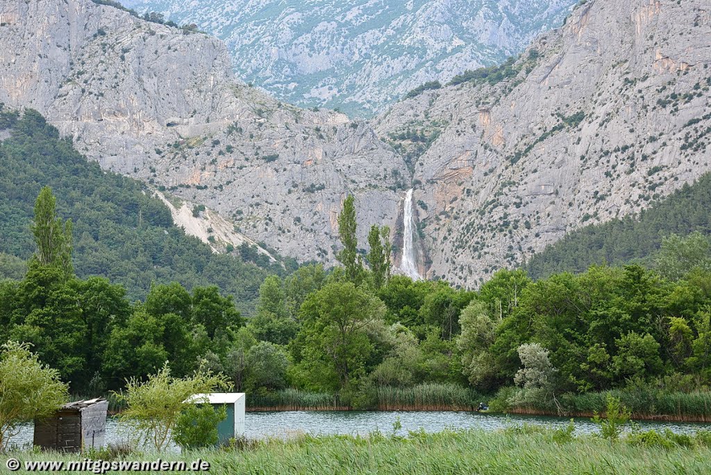 Rundfahrt Nord- + Mittel-Dalmatien: Omiš - Strand Igrane - Gebirgspass Biokovo - Cetina by Wandern mit GPS und …