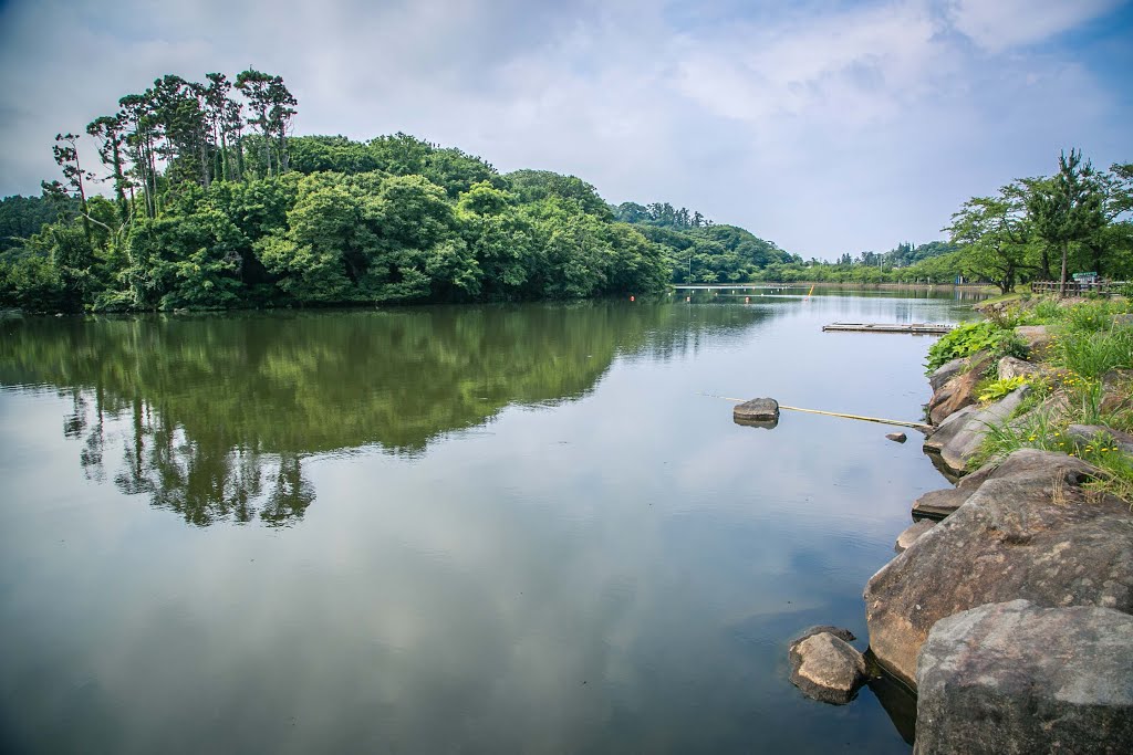 白瀬南極探検隊記念館前の南極公園　秋田市にかほ市 by 犬山にゃん太郎