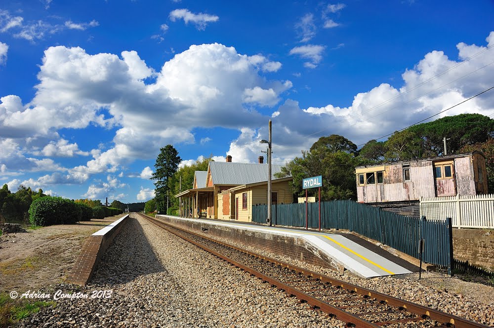 Rydal Rly. Stn., a view north. 27 March 2013. by Adrian Compton