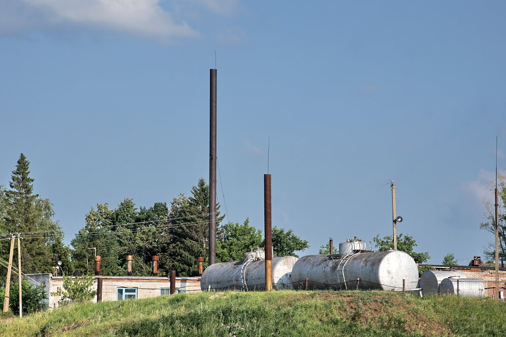 Fuel storage in Volkovo by Yuri Rapoport