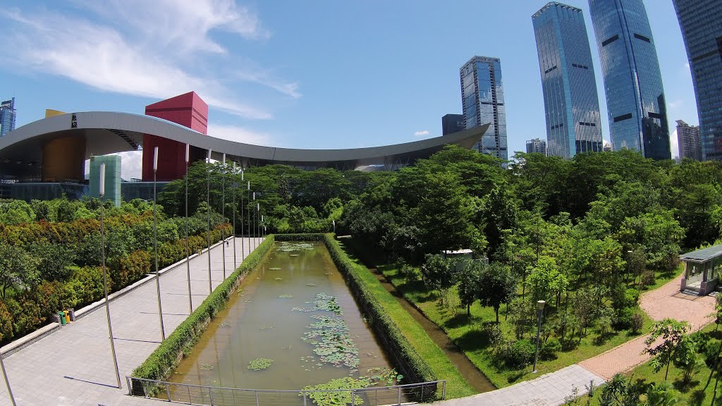 Futian CBD, Futian, Shenzhen, Guangdong, China by Eric Hanscom