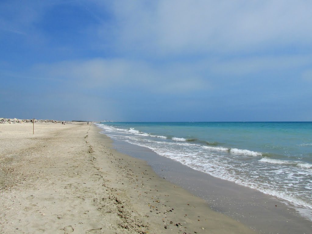 La Plage du Pilou, Maguelone by Zorica Bogdanovic