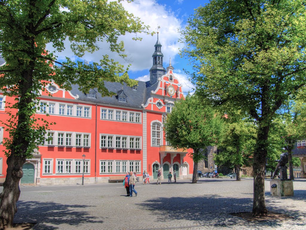 Arnstadt in Thüringen, am Markt, Rathaus by Siegmund Werner