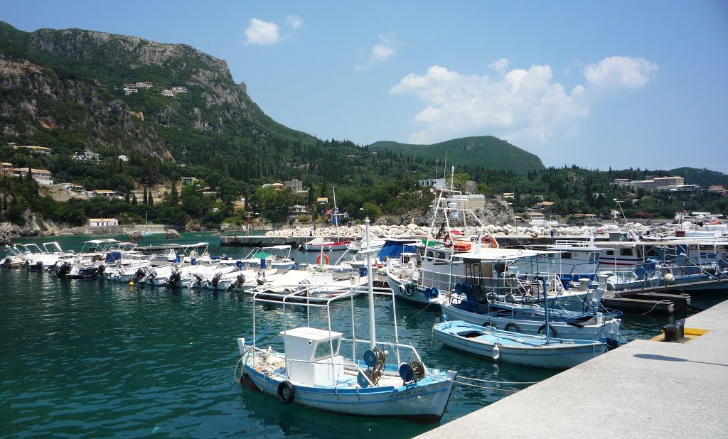 Paleokastritsa Harbor, Greece by Petr Koldovský