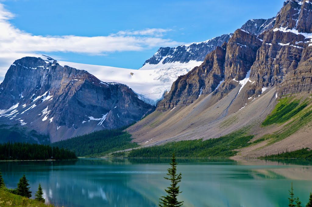 Bow lake by Jack Borno