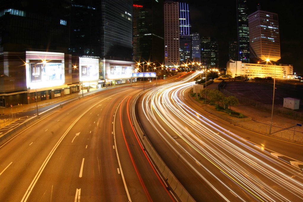 Night at Admiralty 金鐘 夜 by kensilin