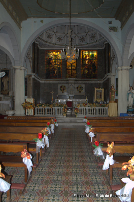 F.B.Nave central iglesia De Santa Ines Del Monte. by Filippo Bilotti