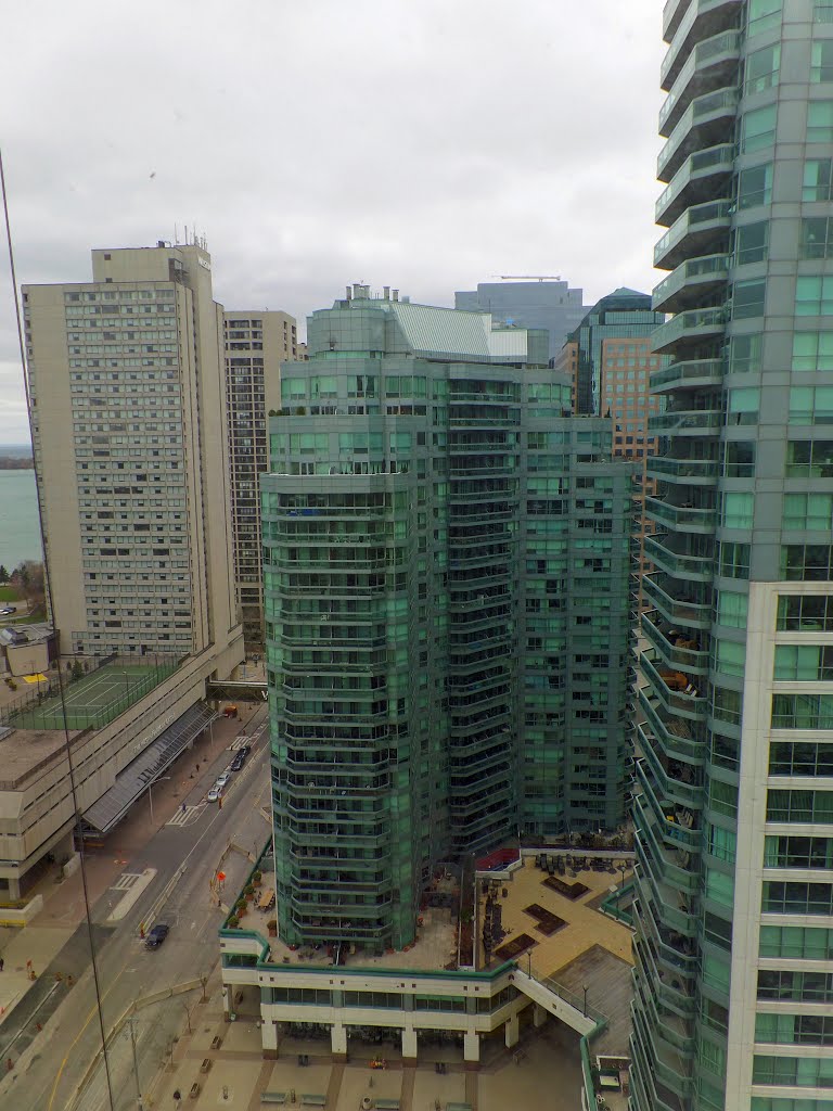 The View West from 1 Yonge St, Toronto by Frank Hochstenbach