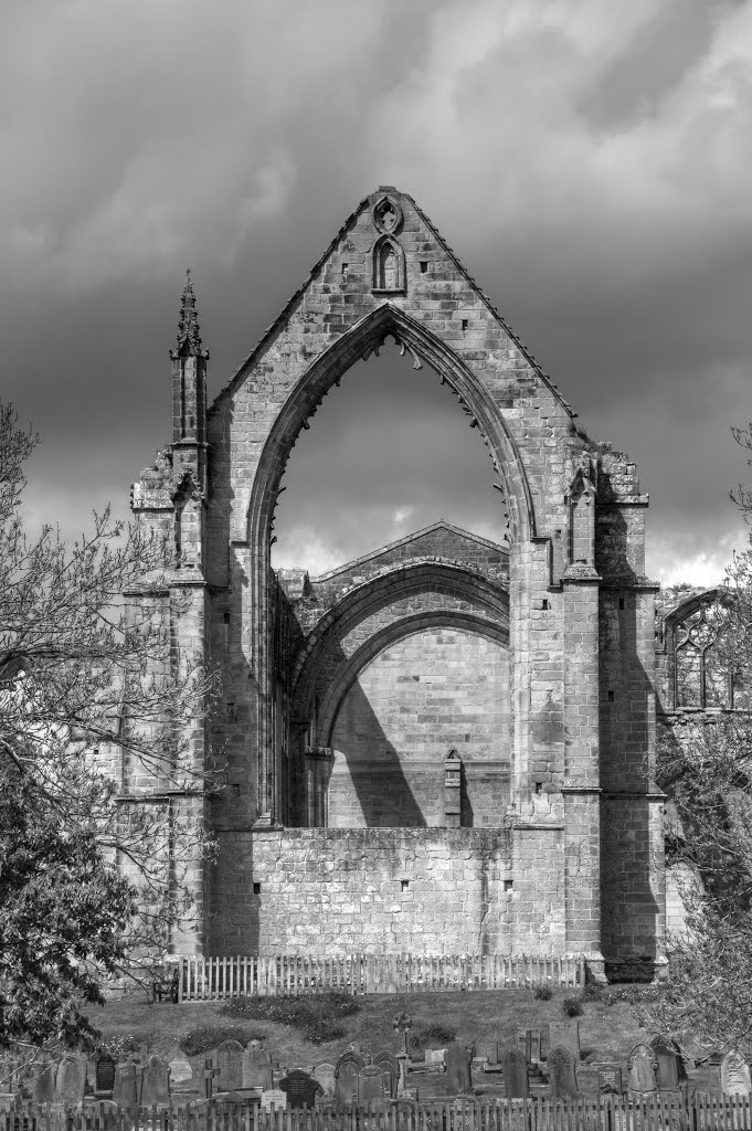 BOLTON ABBEY PRIORY RUINS, BOLTON ABBEY, NORTH YORKSHIRE, ENGLAND. by CHRIS NEWMAN