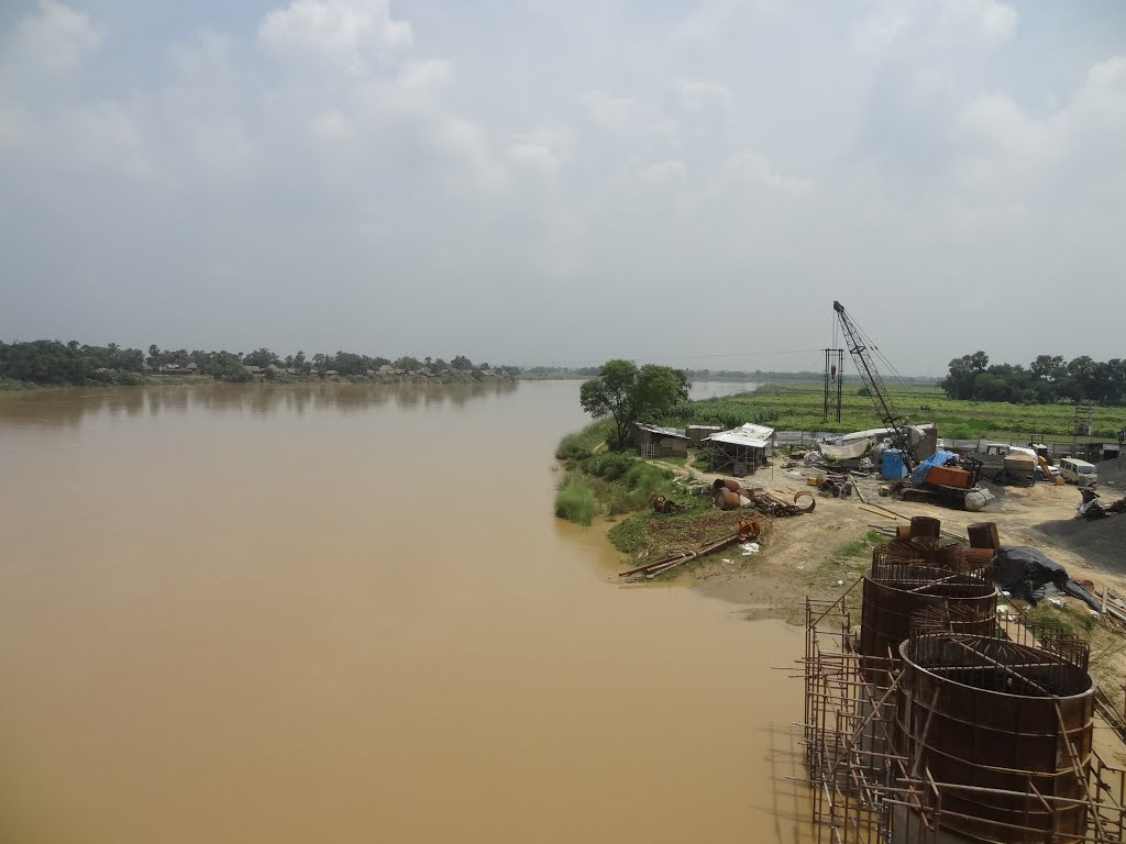 Beautiful Ajai in Monsoon, View from Train by sban1998