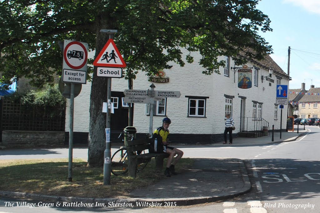 The Village Green & Rattlebone Inn, Sherston, Wiltshire (9.7.2015) by Ray Bird