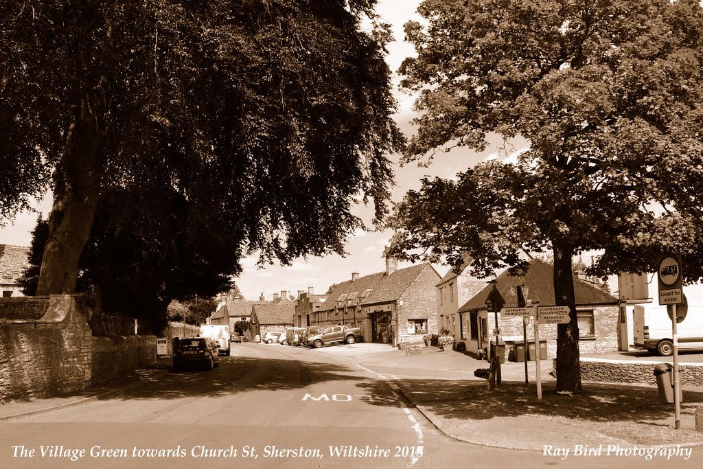 The Village Green & Church St, Sherston, Wiltshire (9.7.2015) by Ray Bird