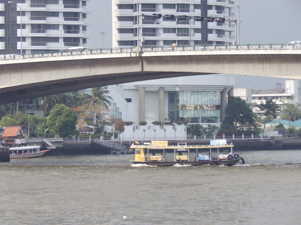 เรือข้ามฟากไปปิ่นเกล้า across ship river by Tingon k