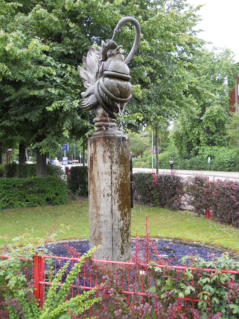 Feuerhahn-Brunnen, Flensburg by jocane