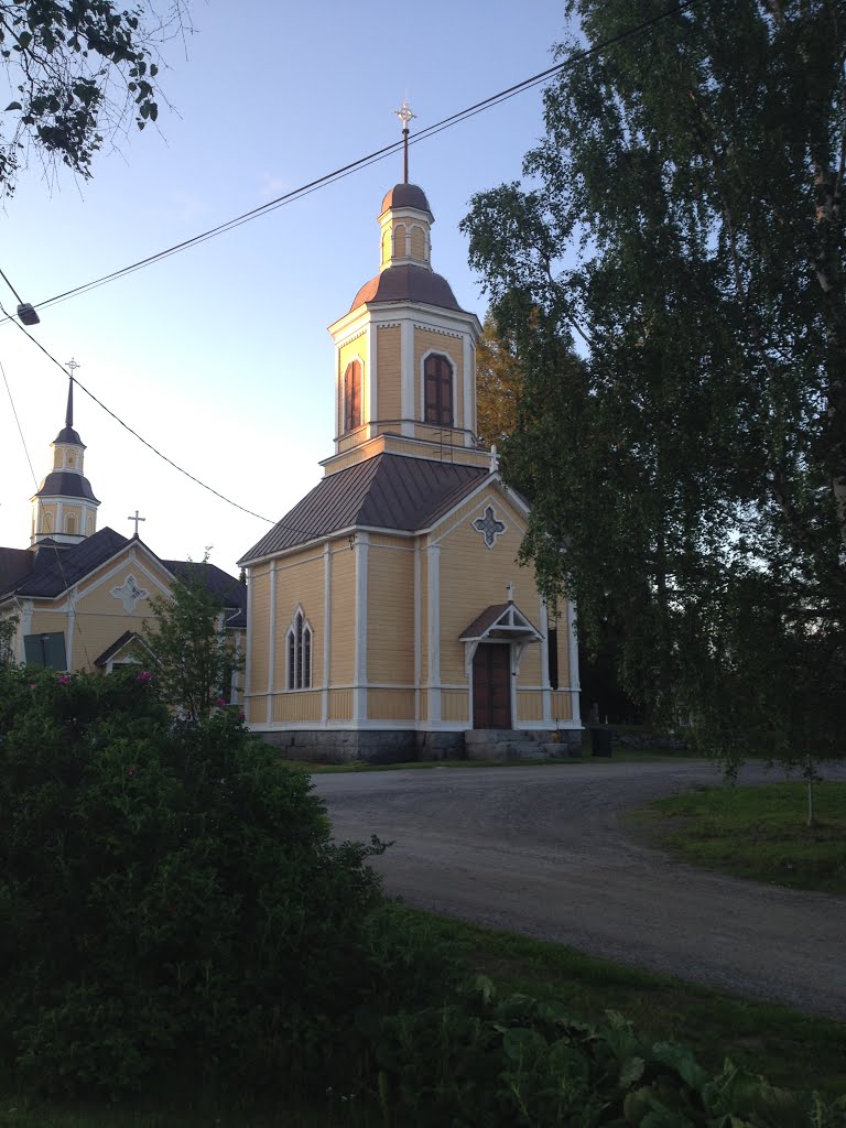 Pyhäjärvi church and bell tower by Ascenery