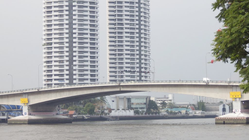 สะพานสมเด็จพระปิ่นเกล้า brige and building by Tingon k