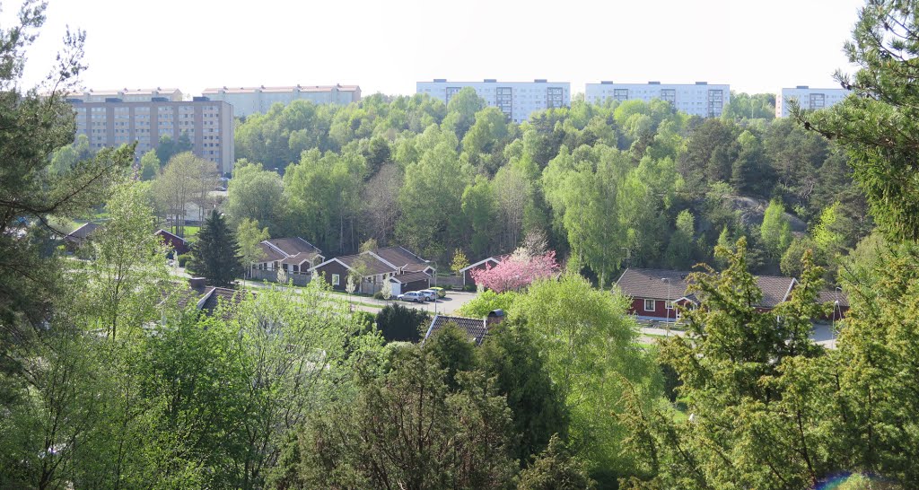 Utsikt från berget öster om Långtrömsgatan i Göteborg 2014 / View from mountain east of Långtrömsgatan in Gothenburg 2014 by biketommy999