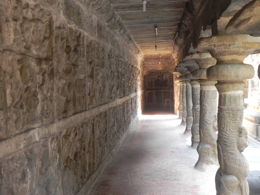 WALL RELIEFS, VAIKUNDA PERUMAL TEMPLE, KANCHIPURAM by ALENDE DEVASIA