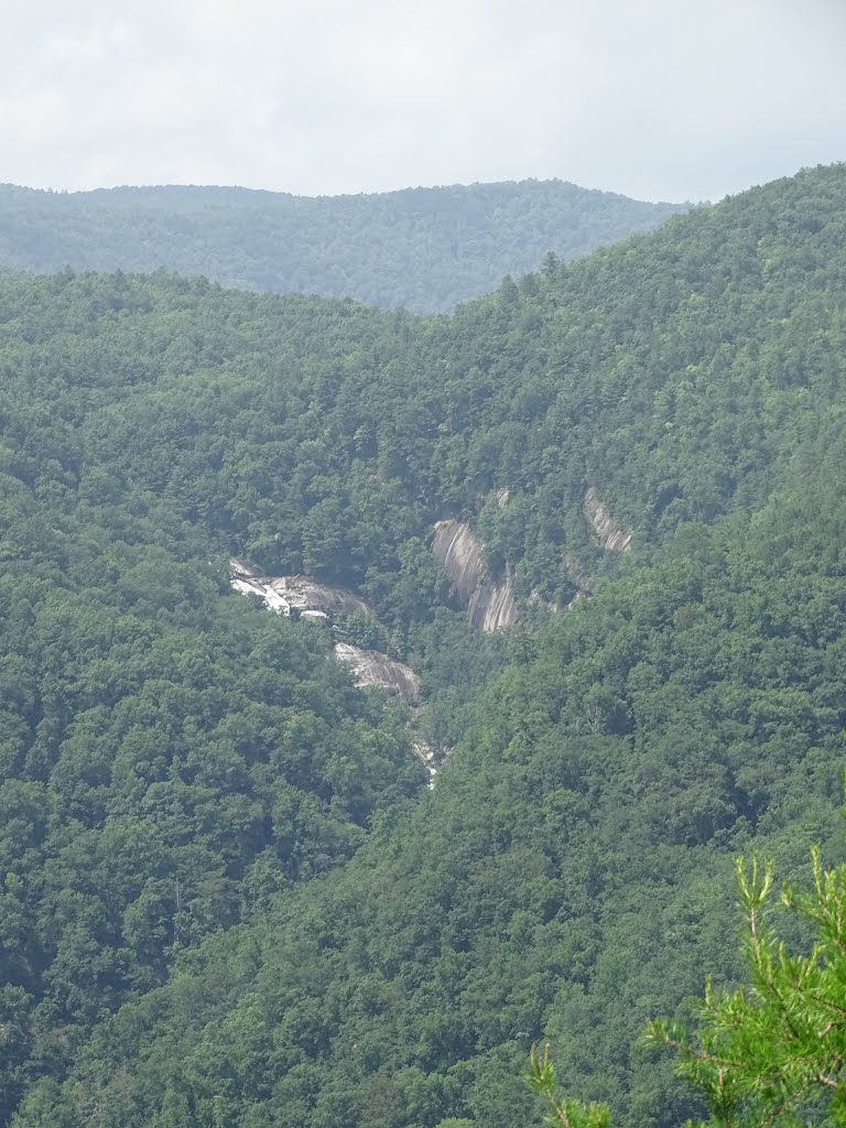 Lower Whitewater Falls from overlook by John Hains