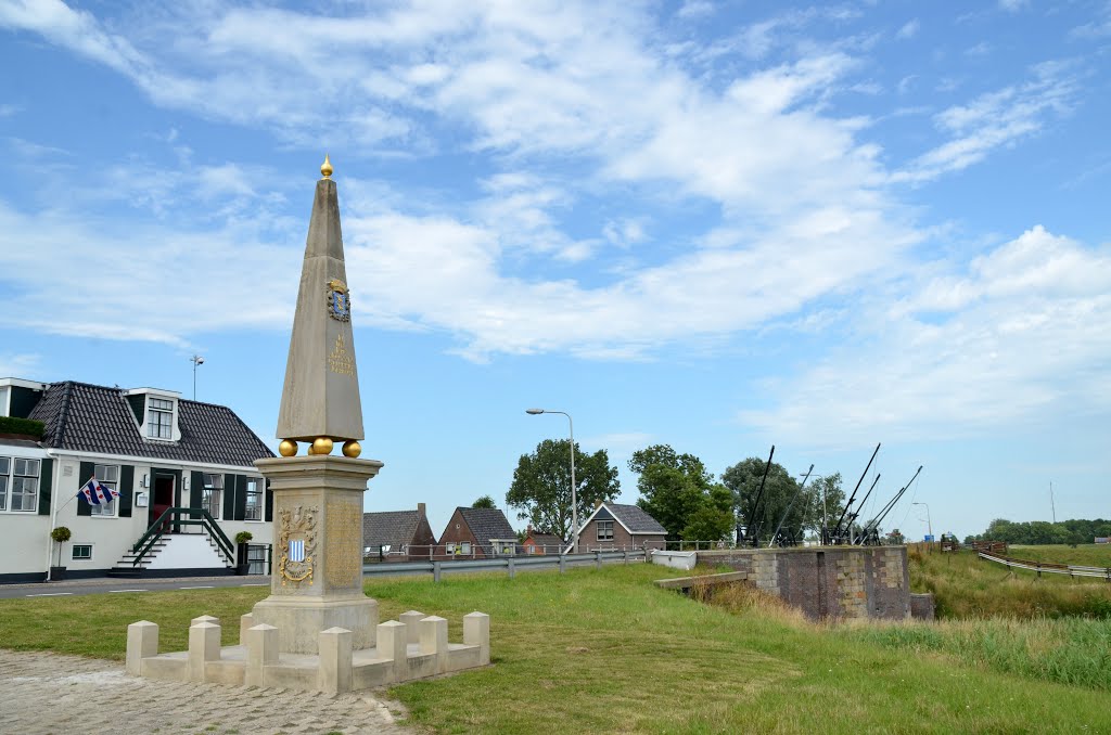 Monument overdijking Dokkumer Diep 1729 by René Speur