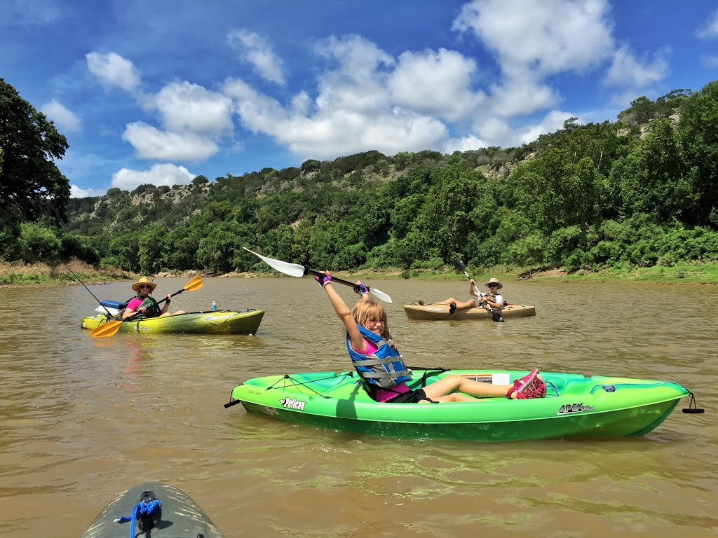 Kayaking in Colorado Bend State Park by J-Gerland