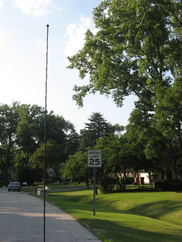 Speed limit sign by jaalley