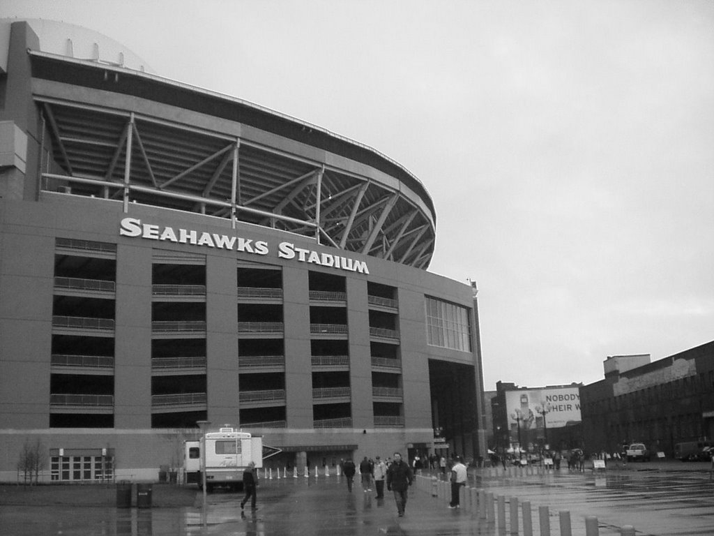 Proper Label - - Seahawks Stadium by C. Harmon