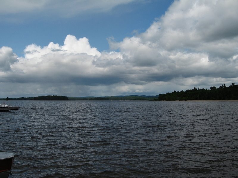 The Ottawa River, from the Fort William Hotel, Fort William, QC by mudhooks