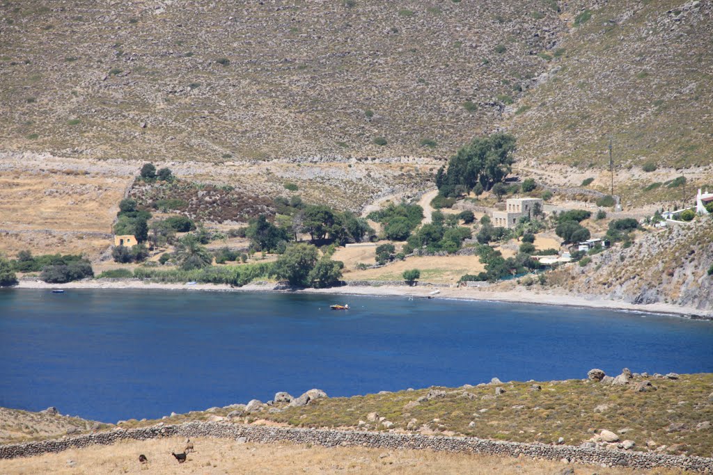 View from mount Kastelli. Merika bay. by Odd Haldorsen