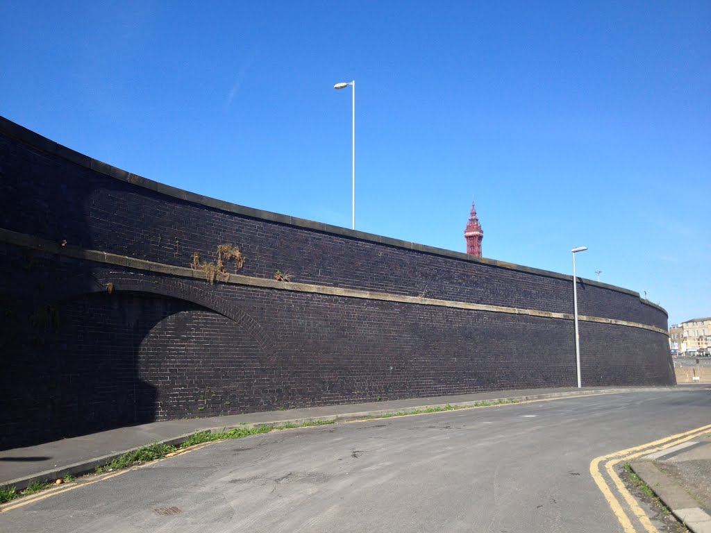 Blackpool Central Station Wall Oct 2014 by Goldstone 17