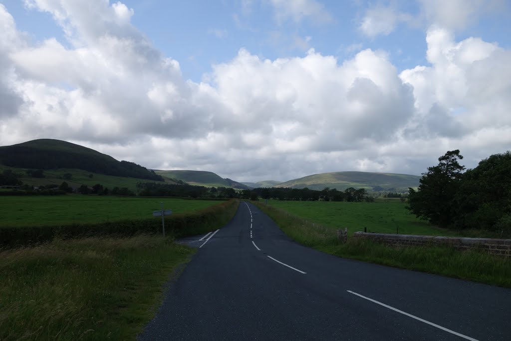 View towards Trough of Bowland from Burholme Bridge (July 2015) by Doug Sharpe