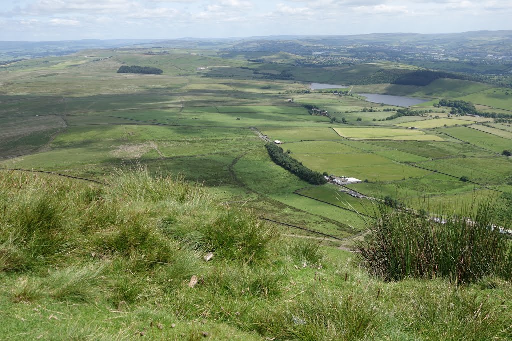 Black Moss and Whitemoor reservoirs (July 2015) by Doug Sharpe