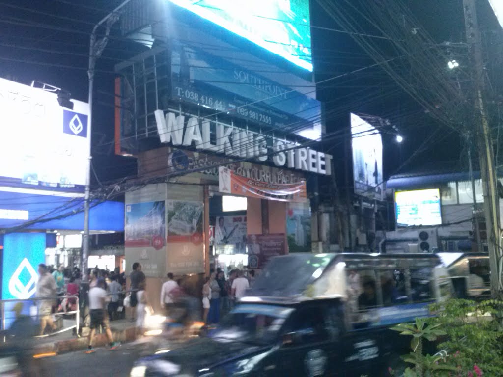 Walking street Pattaya by Yuriy Andreevich