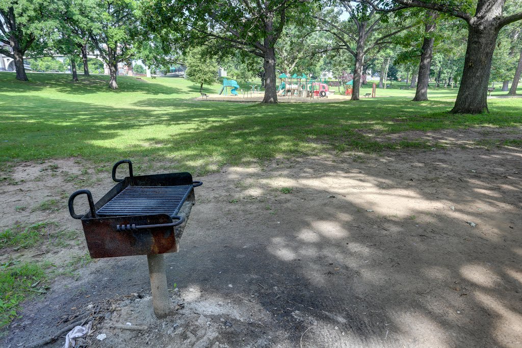 Maplewood Park - eating area by Rochester Parks