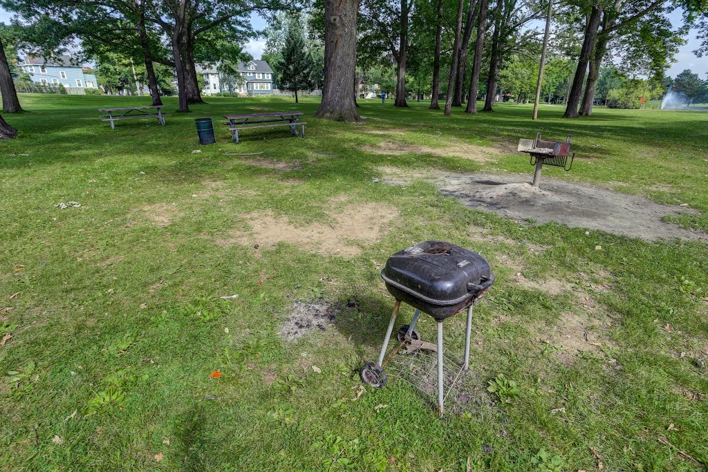 Maplewood Park - eating area by Rochester Parks