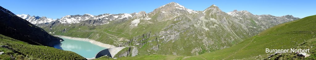 Lac de Moiry / Mitte Sasseneire / Pas de Lona / Becs de Bosson by Norbert Burgener