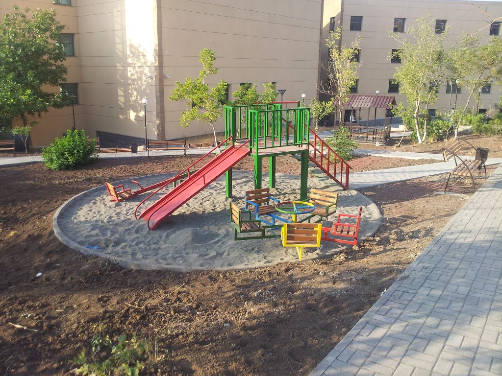 American University Garden by Arthur Ghazaryan