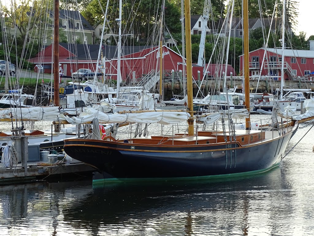 Schooner Lazy Jack II; Camden, Maine by BA Bartlett