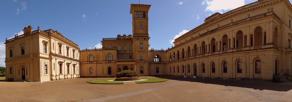 Panoramic of Osborne House entrance, Isle of Wight by Mark-Treby