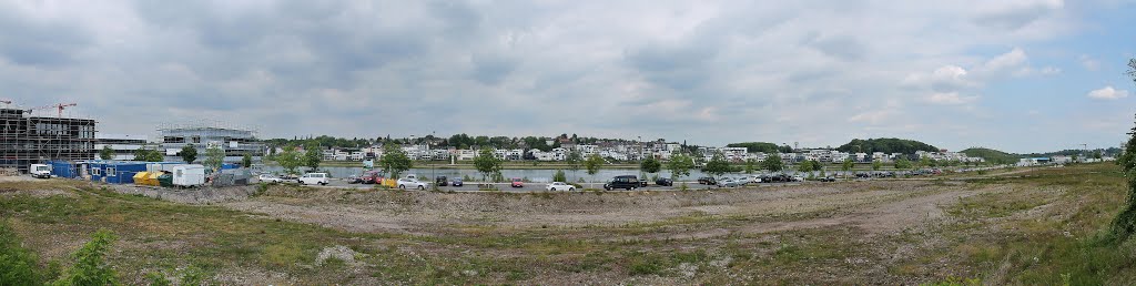 Brachfläche am Phoenix-See, ehemals Werksgelände des Stahlwerks Phoenix Ost - Panorama by Daniil Bartholomae